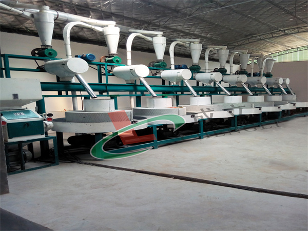 15噸石磨面粉機